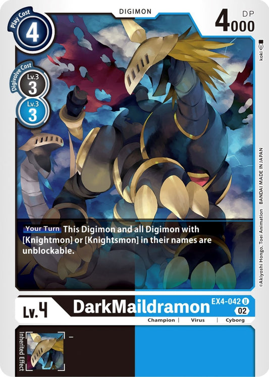 Image for DarkMaildramon (EX4-042 U) (Alternative Being Booster) - Digimon Card Game