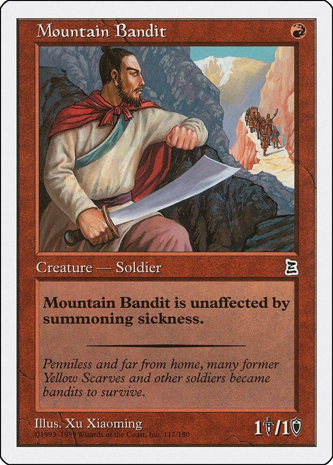 Image for Mountain Bandit (117) (Portal Three Kingdoms) - Magic: The Gathering