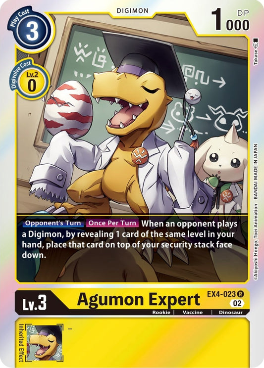 Image for Agumon Expert (EX4-023 R) (Alternative Being Booster) - Digimon Card Game