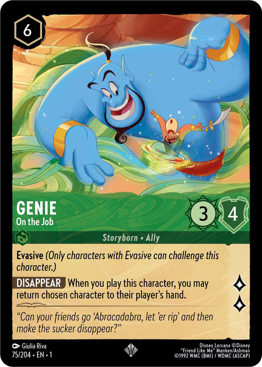 Image for Genie - On the Job (75/204) (The First Chapter) - Disney Lorcana