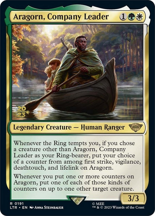 Image for Aragorn, Company Leader (191) (Prerelease Cards) - Magic: The Gathering