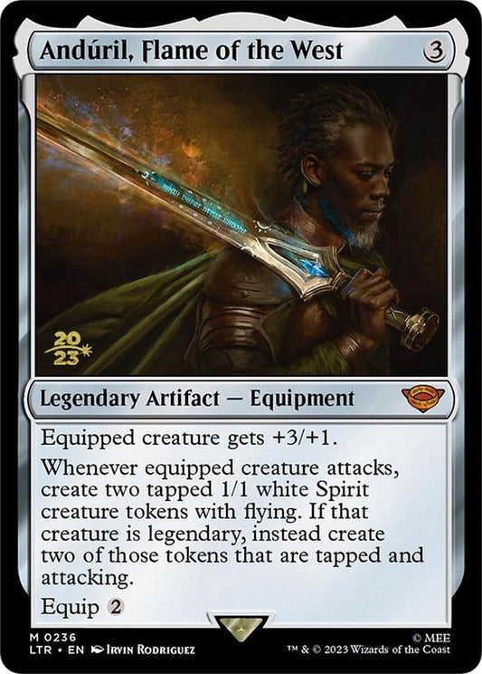 Image for Anduril, Flame of the West (236) (Prerelease Cards) - Magic: The Gathering