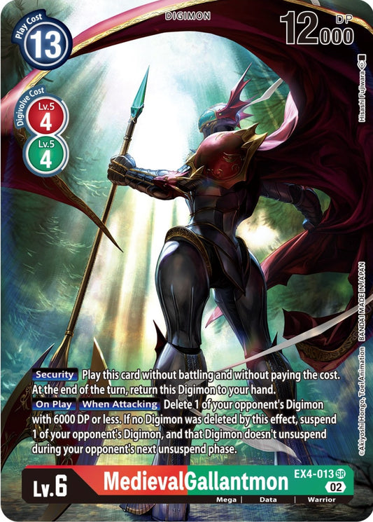 Image for MedievalGallantmon (Alternate Art) (EX4-013 SR) (Alternative Being Booster) - Digimon Card Game