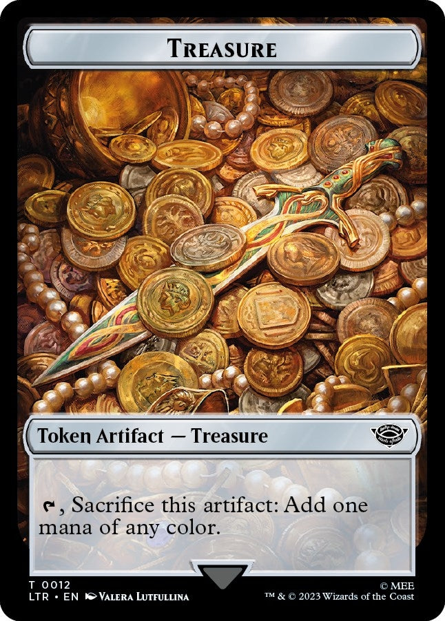 Image for Treasure // Food (0011) Double-Sided Token (12 // 11) (Universes Beyond: The Lord of the Rings: Tales of Middle-earth) - Magic: The Gathering
