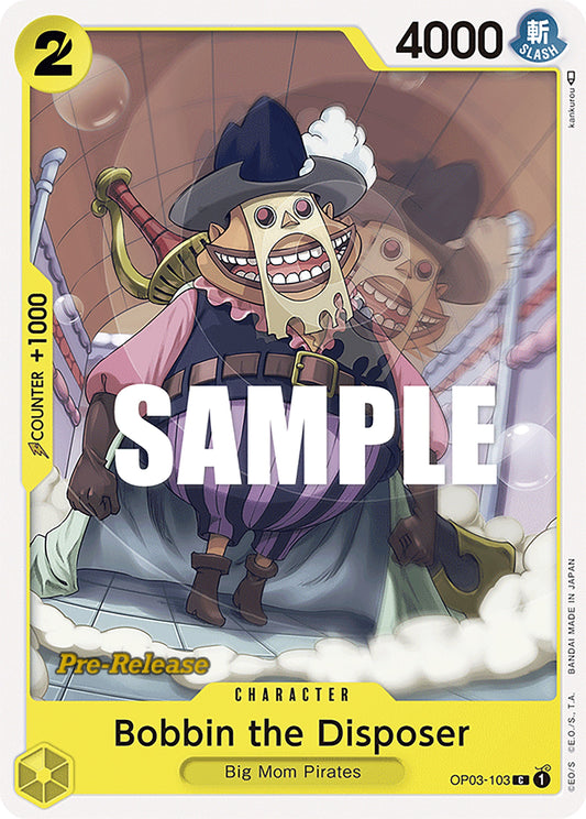 Image for Bobbin the Disposer (OP03-103) (Pillars of Strength Pre-Release Cards) - One Piece Card Game