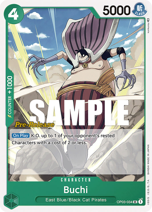 Image for Buchi (OP03-034) (Pillars of Strength Pre-Release Cards) - One Piece Card Game