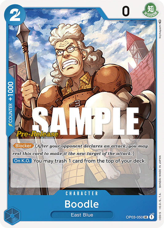 Image for Boodle (OP03-050) (Pillars of Strength Pre-Release Cards) - One Piece Card Game