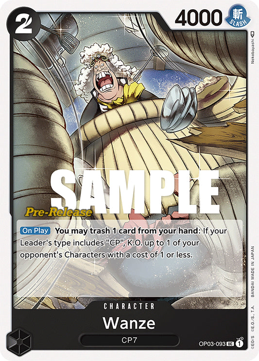 Image for Wanze (OP03-093) (Pillars of Strength Pre-Release Cards) - One Piece Card Game