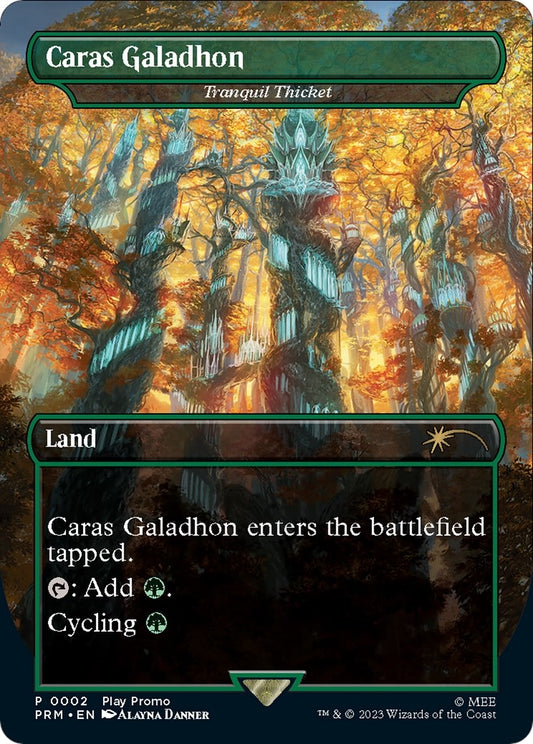 Image for Caras Galadhon - Tranquil Thicket (2) (Play Promos) - Magic: The Gathering