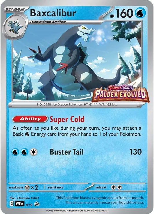 Image for Baxcalibur - 019 (Prerelease) (019) (SV: Scarlet & Violet Promo Cards) - Pokemon