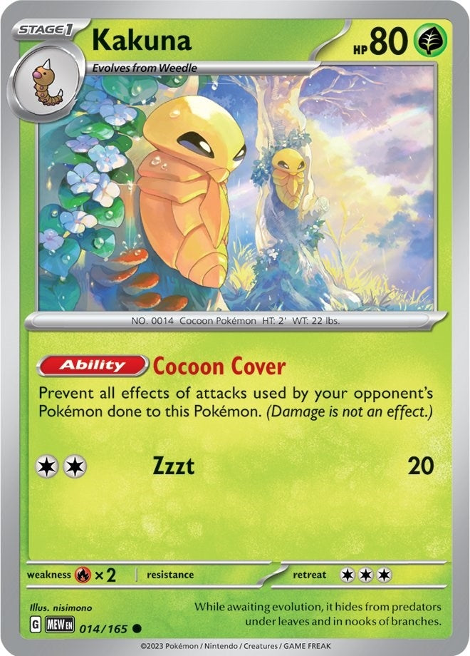 Image for Kakuna (014/165) (SV: Scarlet & Violet 151) - Pokemon