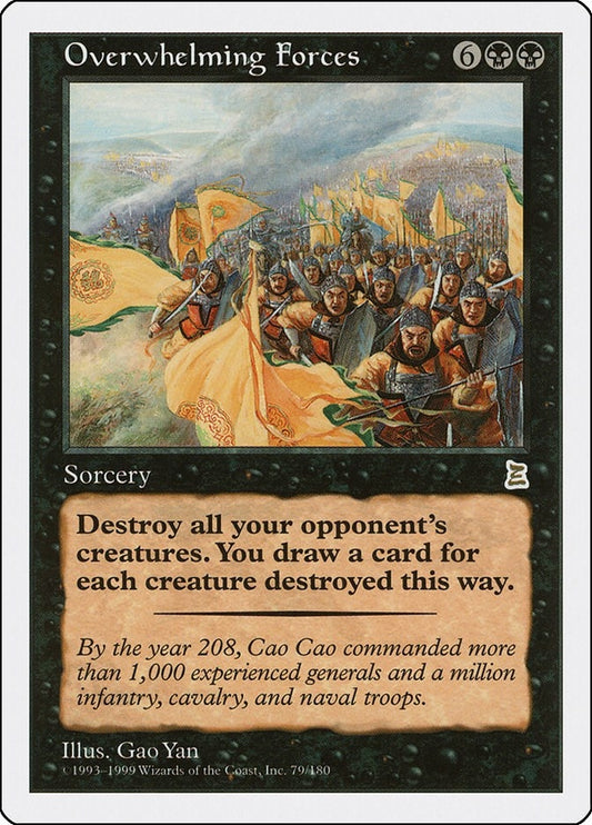Image for Overwhelming Forces (79) (Portal Three Kingdoms) - Magic: The Gathering