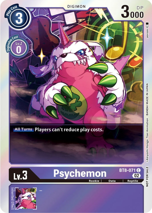 Image for Psychemon (Winner Pack Royal Knights) (BT8-071 C) (New Awakening) - Digimon Card Game
