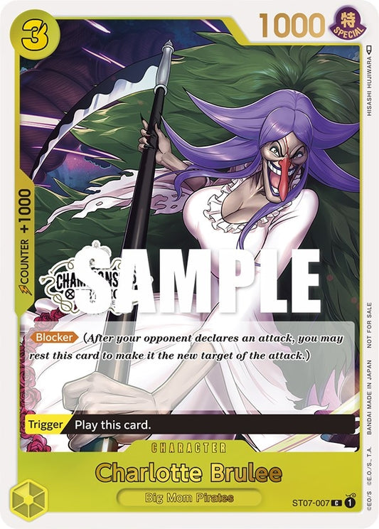 Image for Charlotte Brulee (Store Championship Participation Pack) (ST07-007) (One Piece Promotion Cards) - One Piece Card Game