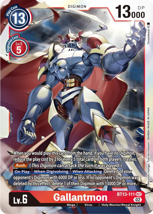 Image for Gallantmon (BT13-111 SEC) (Versus Royal Knights) - Digimon Card Game