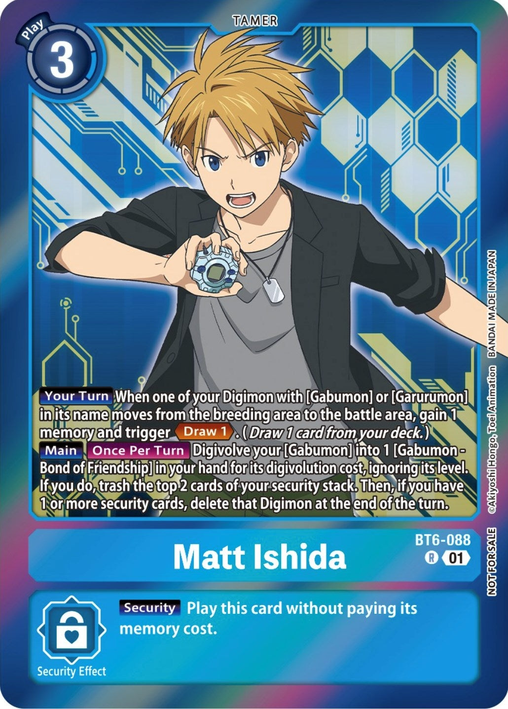 Image for Matt Ishida (Event Pack 5) (BT6-088 R) (Double Diamond) - Digimon Card Game