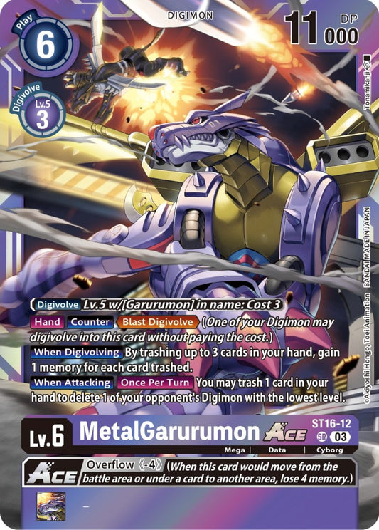 Image for MetalGarurumon ACE (Box Topper) (ST16-12) (Versus Royal Knights) - Digimon Card Game
