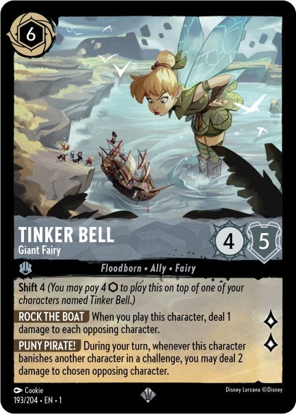 Image for Tinker Bell - Giant Fairy (193/204) (The First Chapter) - Disney Lorcana