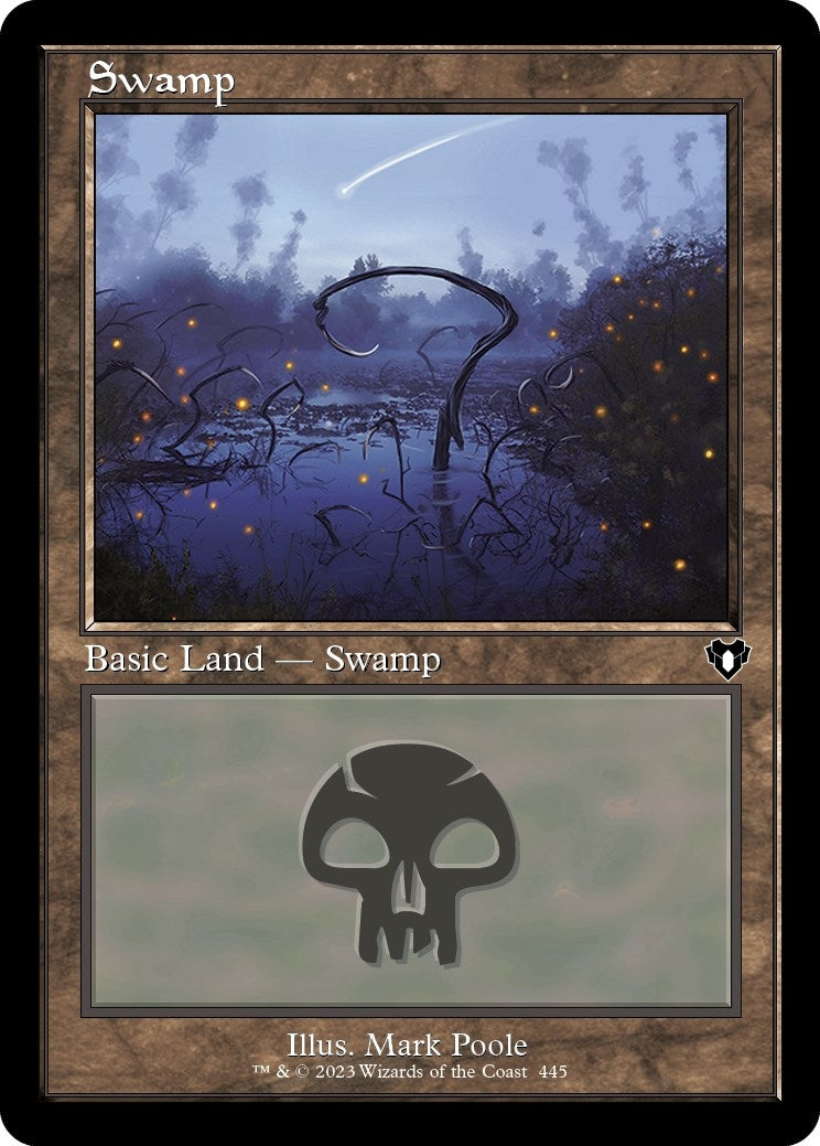 Image for Swamp (445) (Retro Frame) (445) (Commander Masters) - Magic: The Gathering