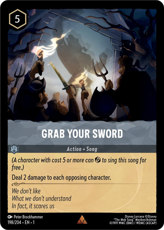 Image for Grab Your Sword (198/204) (The First Chapter) - Disney Lorcana