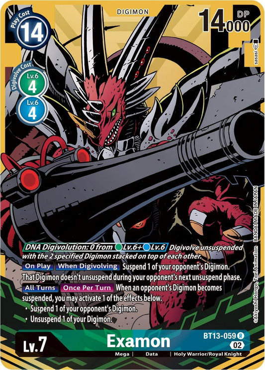 Image for Examon (Alternate Art) (BT13-059 R) (Versus Royal Knights) - Digimon Card Game
