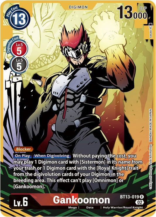 Image for Gankoomon (Alternate Art) (BT13-019 R) (Versus Royal Knights) - Digimon Card Game