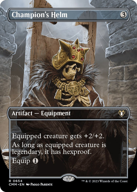 Image for Champion's Helm (Borderless) (654) (Commander Masters) - Magic: The Gathering