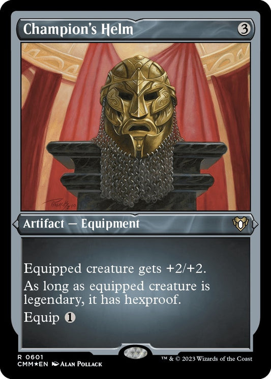 Image for Champion's Helm (Foil Etched) (601) (Commander Masters) - Magic: The Gathering