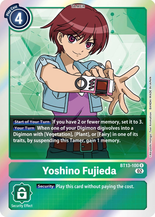 Image for Yoshino Fujieda (BT13-100 R) (Versus Royal Knights) - Digimon Card Game