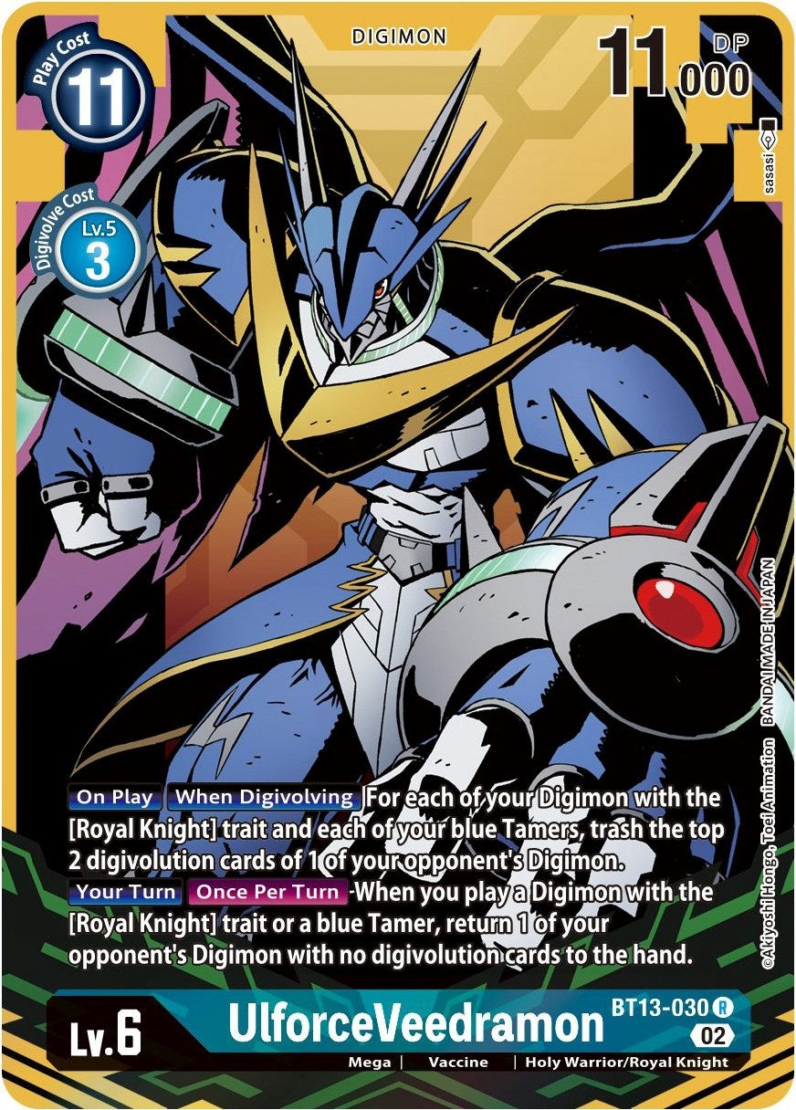 Image for UlforceVeedramon (Alternate Art) (BT13-030 R) (Versus Royal Knights) - Digimon Card Game
