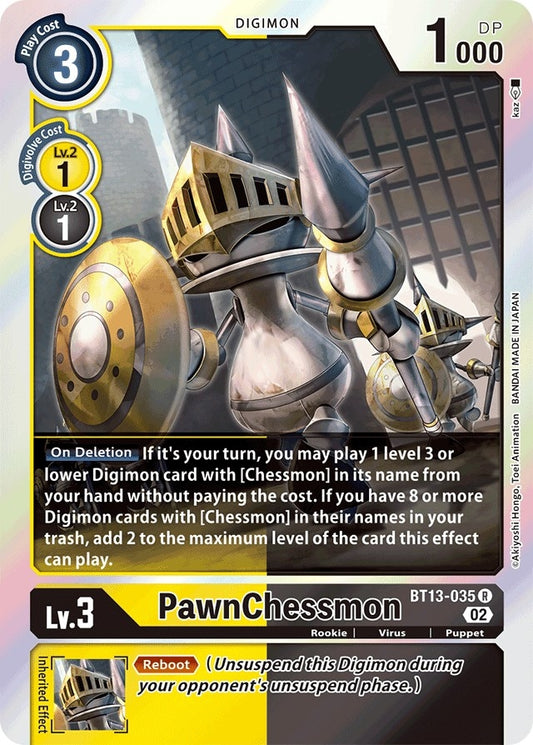Image for PawnChessmon - BT13-035 (BT13-035 R) (Versus Royal Knights) - Digimon Card Game