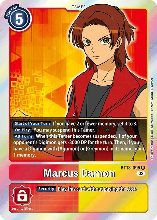 Image for Marcus Damon (BT13-095 R) (Versus Royal Knights) - Digimon Card Game