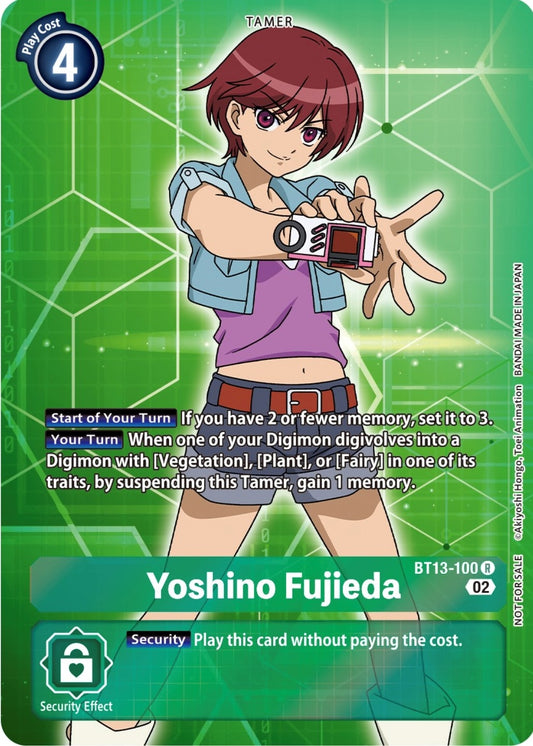 Image for Yoshino Fujieda (Box Topper) (BT13-100 R) (Versus Royal Knights) - Digimon Card Game