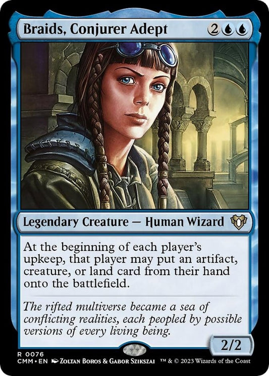 Image for Braids, Conjurer Adept (76) (Commander Masters) - Magic: The Gathering