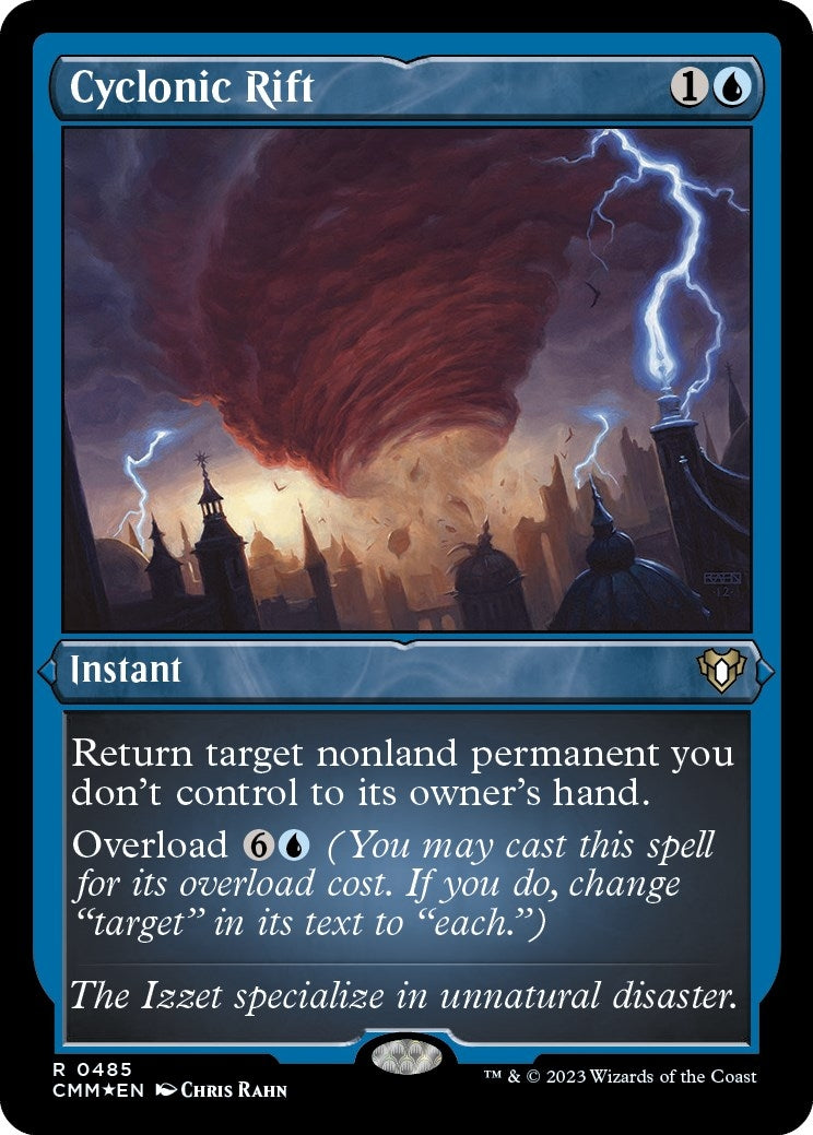 Image for Cyclonic Rift (Foil Etched) (485) (Commander Masters) - Magic: The Gathering