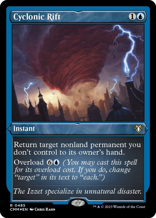 Image for Cyclonic Rift (Foil Etched) (485) (Commander Masters) - Magic: The Gathering
