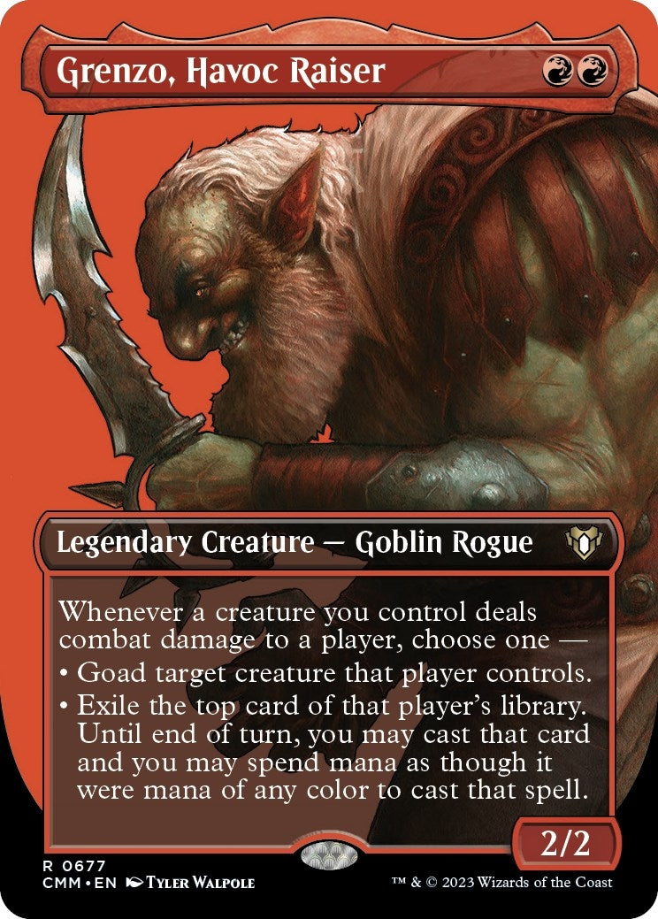Image for Grenzo, Havoc Raiser (Borderless) (677) (Commander Masters) - Magic: The Gathering