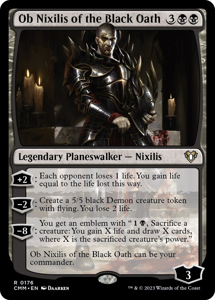 Image for Ob Nixilis of the Black Oath (176) (Commander Masters) - Magic: The Gathering