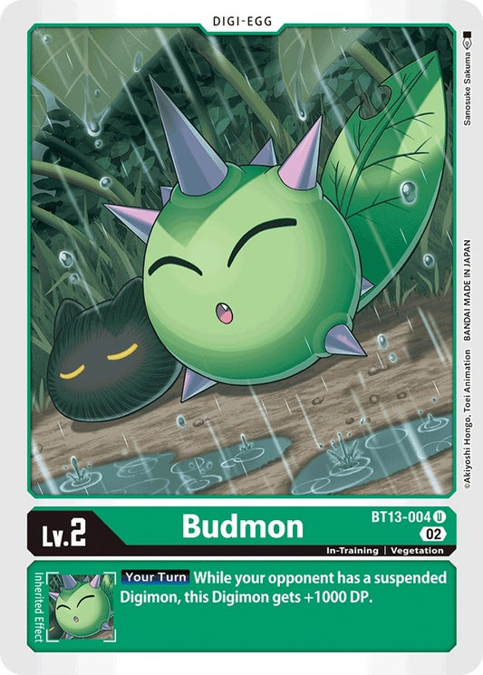Image for Budmon (BT13-004 U) (Versus Royal Knights) - Digimon Card Game