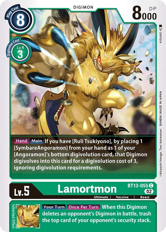 Image for Lamortmon (BT13-055 C) (Versus Royal Knights) - Digimon Card Game