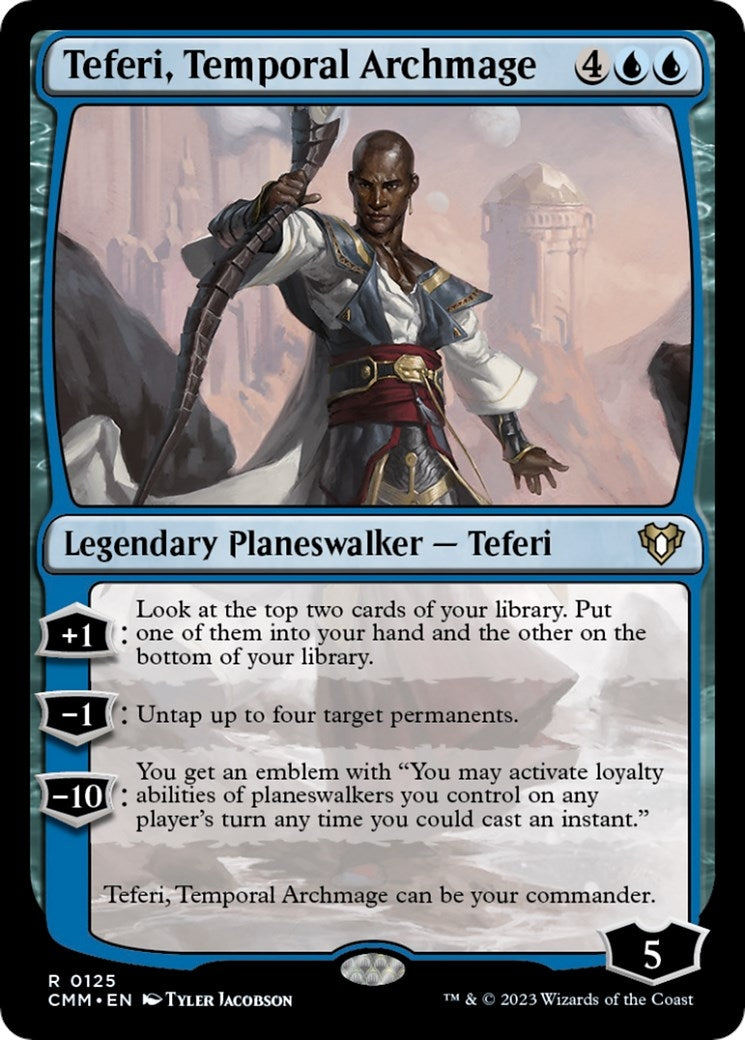 Image for Teferi, Temporal Archmage (125) (Commander Masters) - Magic: The Gathering