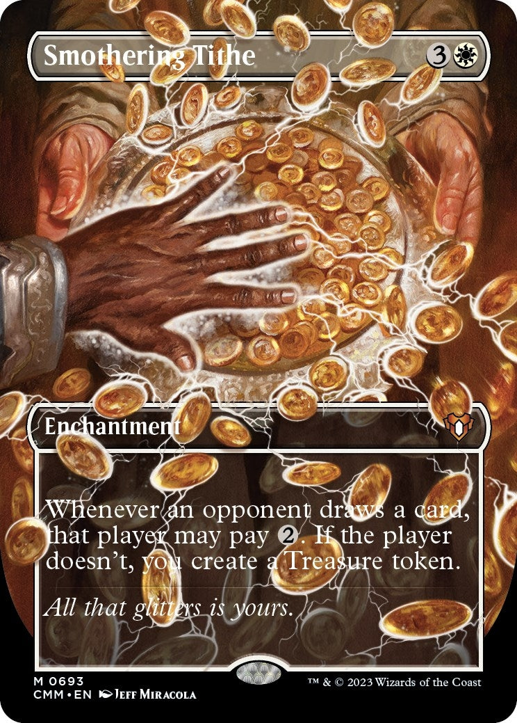 Image for Smothering Tithe (Borderless) (693) (Commander Masters) - Magic: The Gathering