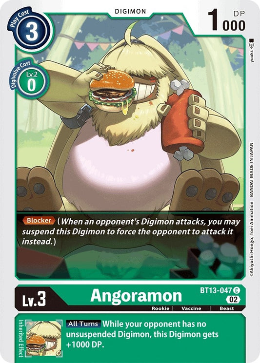 Image for Angoramon (BT13-047 C) (Versus Royal Knights) - Digimon Card Game