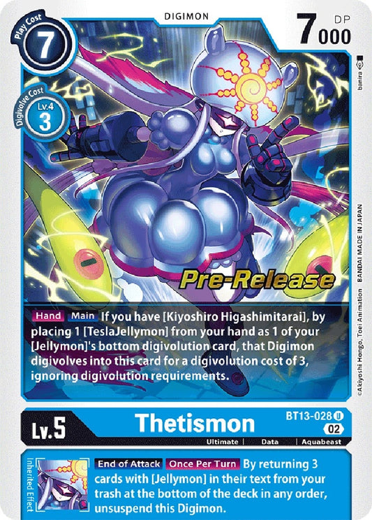 Image for Thetismon (BT13-028 U) (Versus Royal Knights Pre-Release Cards) - Digimon Card Game