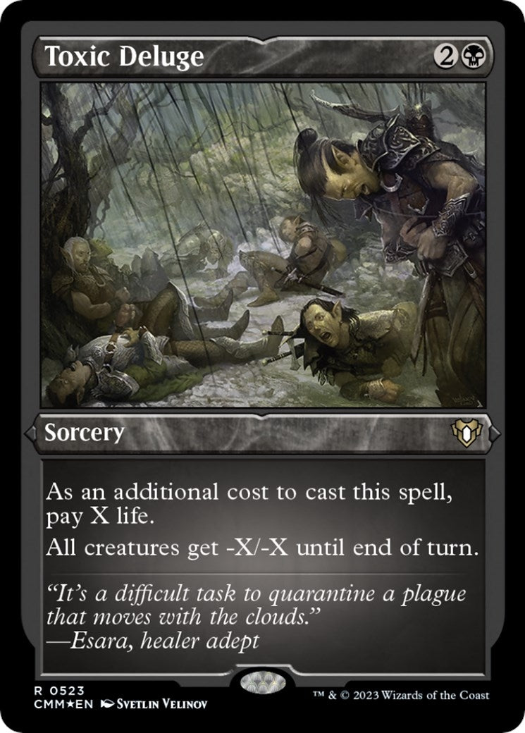 Image for Toxic Deluge (Foil Etched) (523) (Commander Masters) - Magic: The Gathering