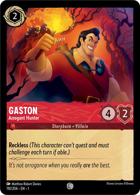 Image for Gaston - Arrogant Hunter (110/204) (The First Chapter) - Disney Lorcana