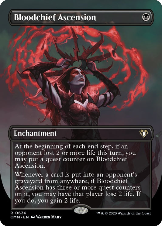 Image for Bloodchief Ascension (Borderless) (636) (Commander Masters) - Magic: The Gathering