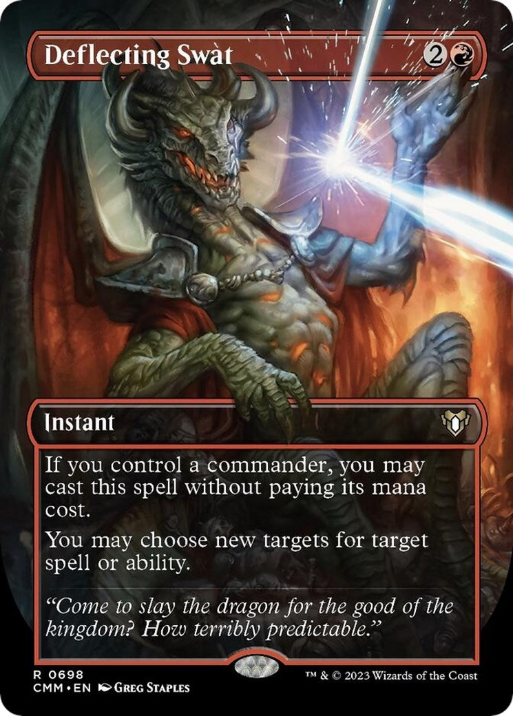 Image for Deflecting Swat (Borderless) (698) (Commander Masters) - Magic: The Gathering
