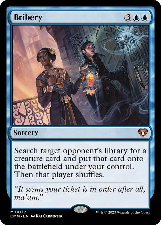 Image for Bribery (77) (Commander Masters) - Magic: The Gathering