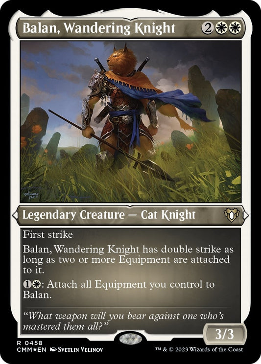 Image for Balan, Wandering Knight (Foil Etched) (458) (Commander Masters) - Magic: The Gathering
